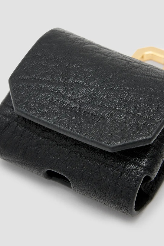 AllSaints etui na airpod skórzane AIRPOD W124XC czarny