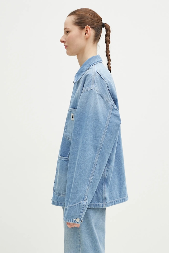 Carhartt WIP giacca di jeans W' OG Michigan Coat I031923.01ZO blu SS25