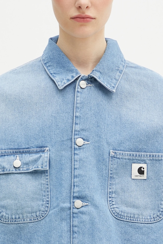 Carhartt WIP giacca di jeans W' OG Michigan Coat blu I031923.01ZO