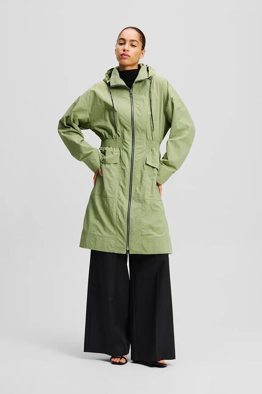 Karl Lagerfeld parka nem bélelt zöld A2W15010