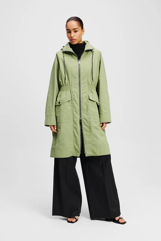 Karl Lagerfeld parka verde A2W15010