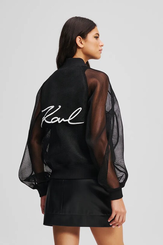 Karl Lagerfeld bomber dzseki A2W14045 fekete SS25