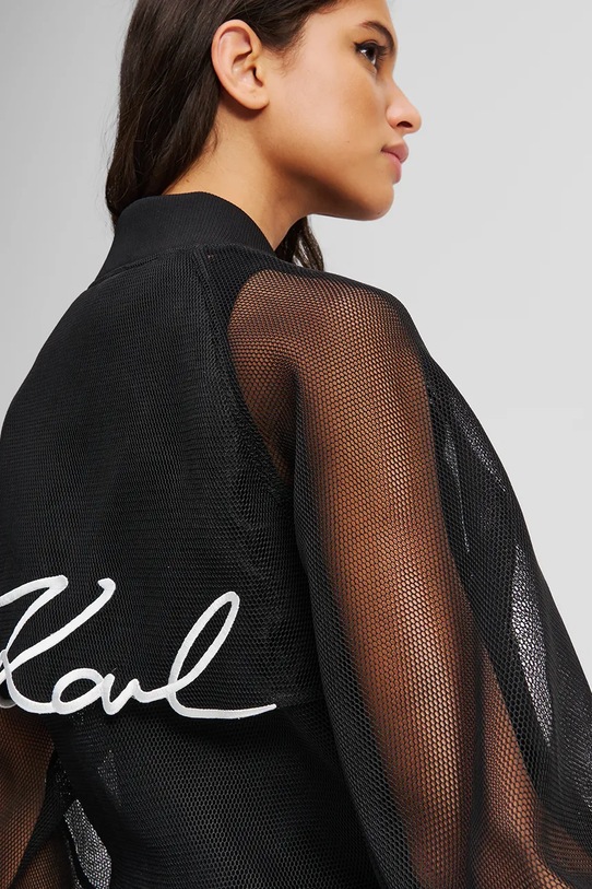 Ruházat Karl Lagerfeld bomber dzseki A2W14045 fekete