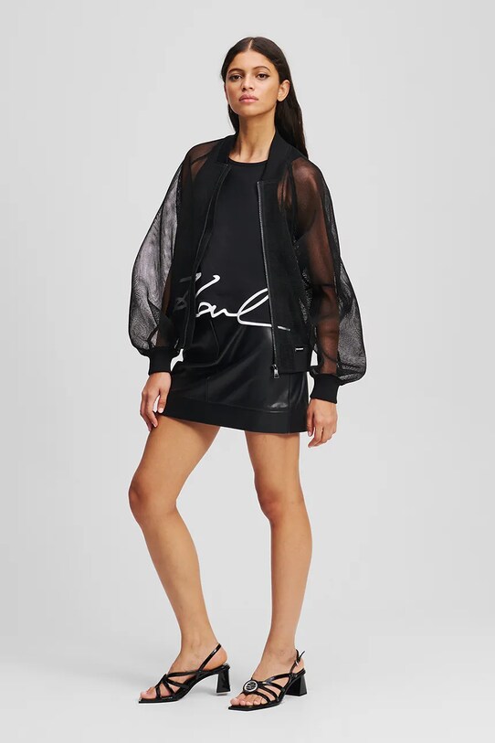 Karl Lagerfeld bomber dzseki fekete A2W14045