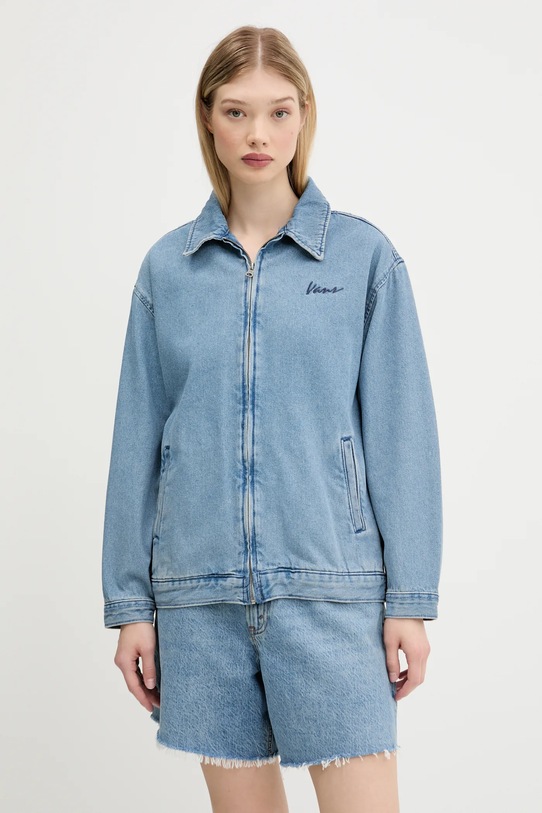 Jeans jakna Vans Brez kapuce modra VN000MARCDX1