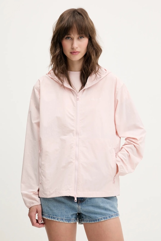 Куртка Guess Jeans без подкладки розовый W5GL29.WH8N2