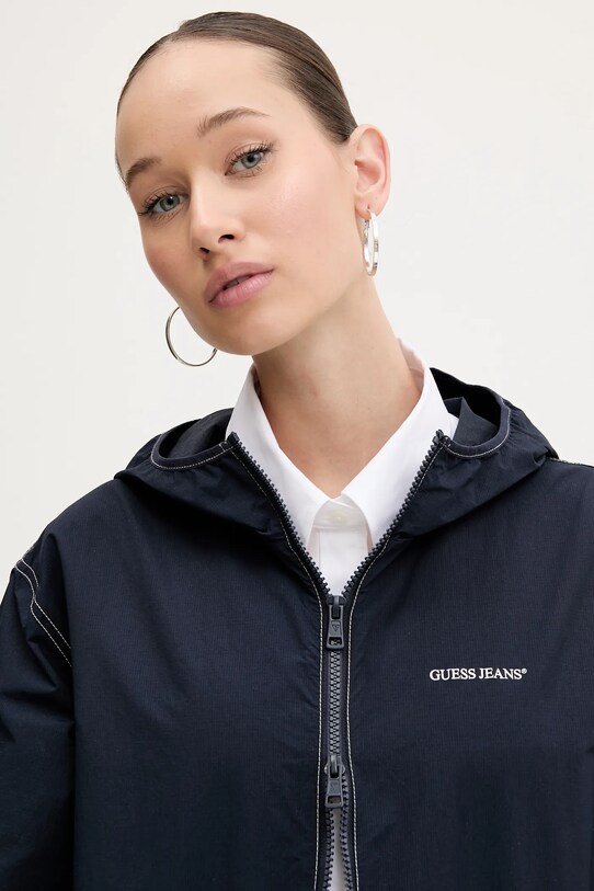 Guess Jeans geacă bleumarin W5GL29.WH8N2