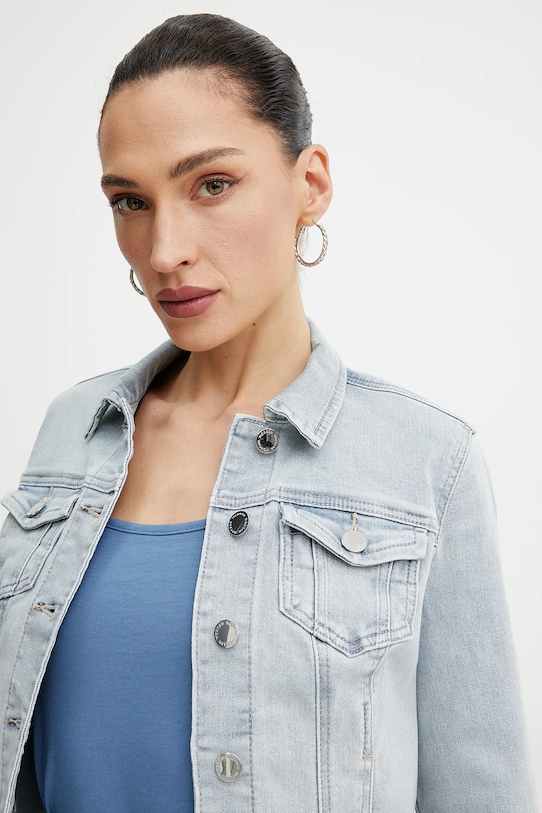 Morgan geaca jeans VPOMI VPOMI albastru