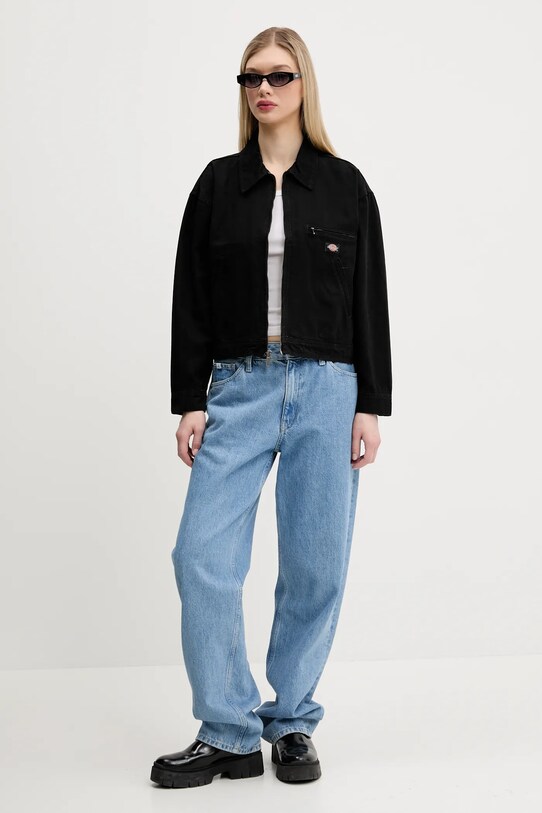 Dickies kurtka jeansowa DK0A4Z77C401 czarny SS25