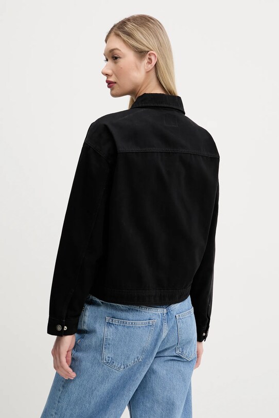 Odzież Dickies kurtka jeansowa DK0A4Z77C401 czarny