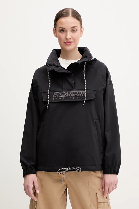 Napapijri geaca Rainforest Dune necaptusit negru NP0A4IKZ9411