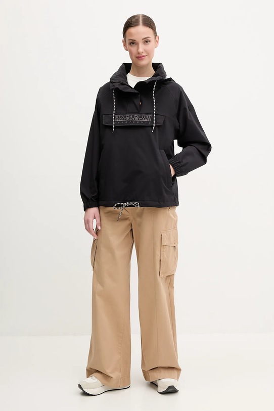 Napapijri geaca Rainforest Dune NP0A4IKZ9411 negru SS25