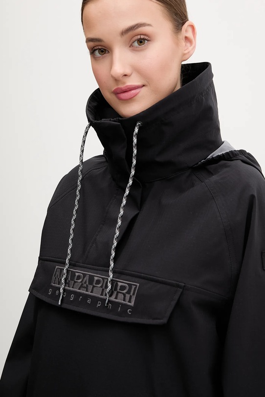 Napapijri geaca Rainforest Dune negru NP0A4IKZ9411