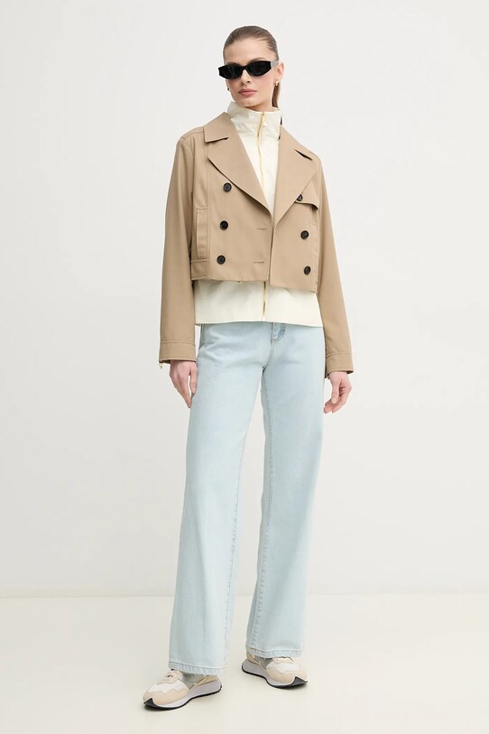 Короткий тренч MACKAGE ALINE.CO бежевий SS25