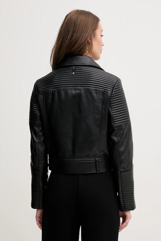 Odzież MACKAGE ramoneska skórzana MASINA czarny