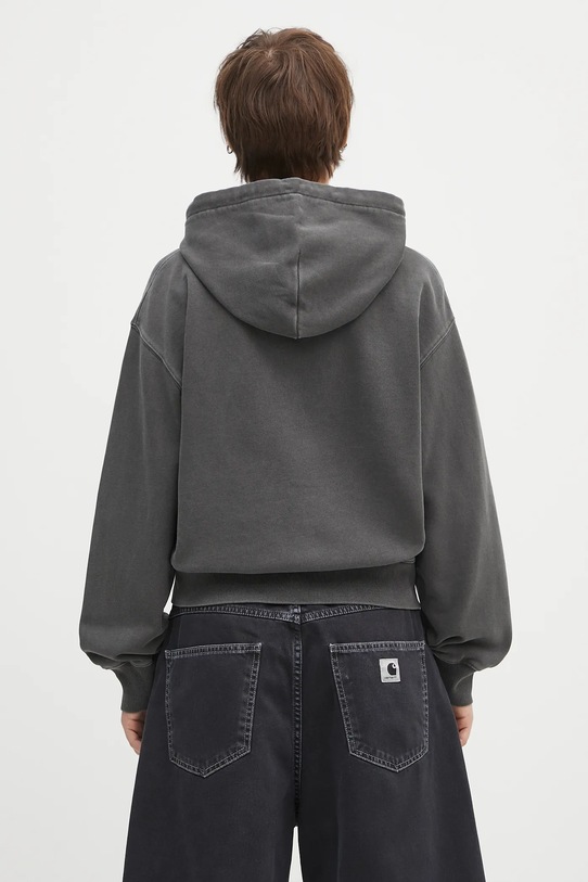 Clothing Carhartt WIP cotton sweatshirt Hooded Nelson Jacket I033830.87GD gray