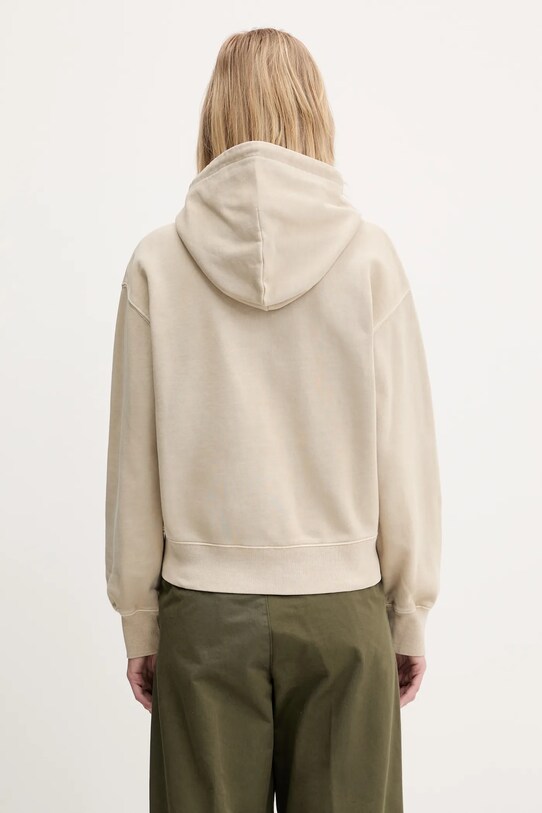 Дрехи Памучен суичър Carhartt WIP Hooded Nelson Jacket I033830.2LPGD бежов