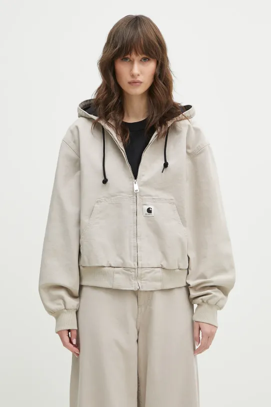 Carhartt WIP cotton jacket OG Active Jacket with beige I034842.2OR4O