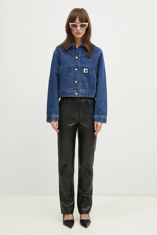 Rifľová bunda Carhartt WIP Arca Jacket I034874.106 modrá