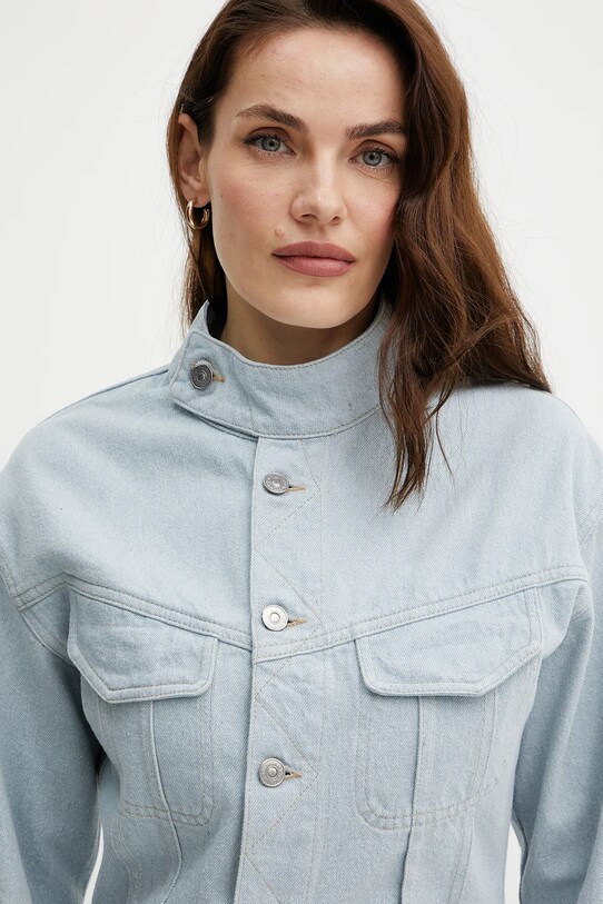 Džínová bunda Victoria Beckham modrá 1225DJK006219A