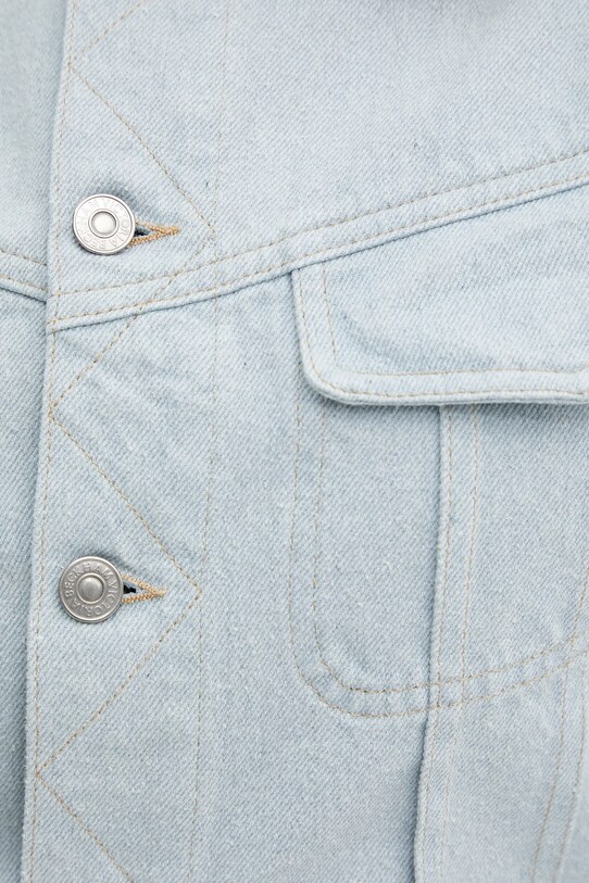Victoria Beckham geacă din denim 1225DJK006219A albastru