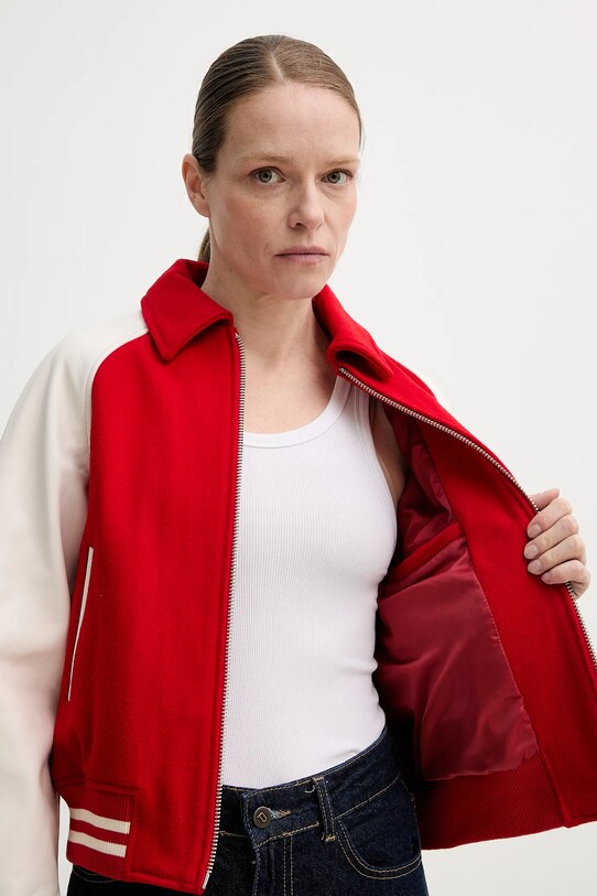 The Kooples kurtka wełniana FCUI30001K