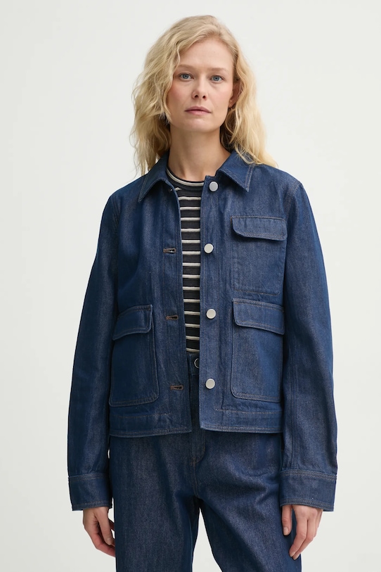 Theory giacca di jeans blu navy P0104106