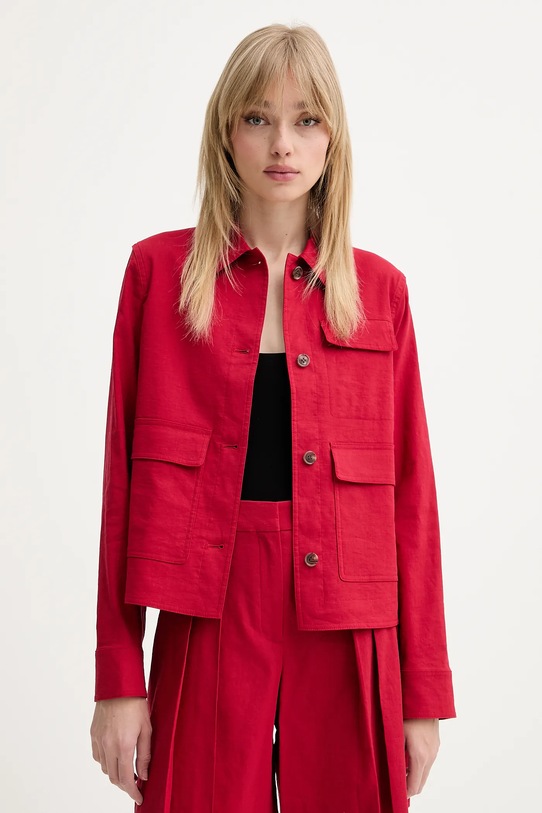 Λινό μπουφάν Theory άλλο κόκκινο P0303101