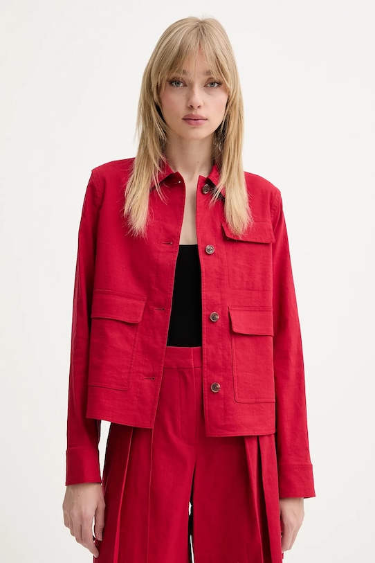 Λινό μπουφάν Theory άλλο κόκκινο P0303101