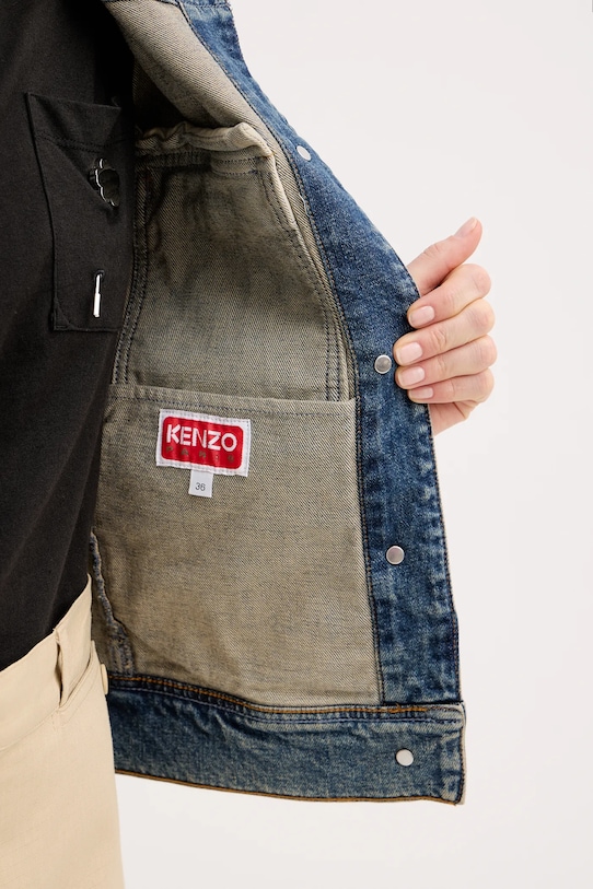 Kenzo kurtka jeansowa FF52DV2506S7.DS