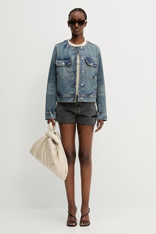 Kenzo geacă din denim FF52DV2506S7.DS
