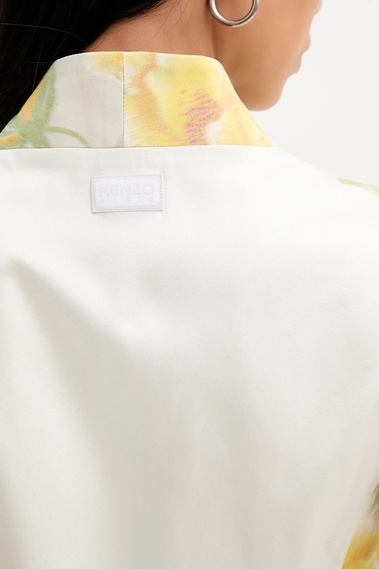 Жилетка с примесью льна Kenzo FF52GI0099O1.01 жёлтый