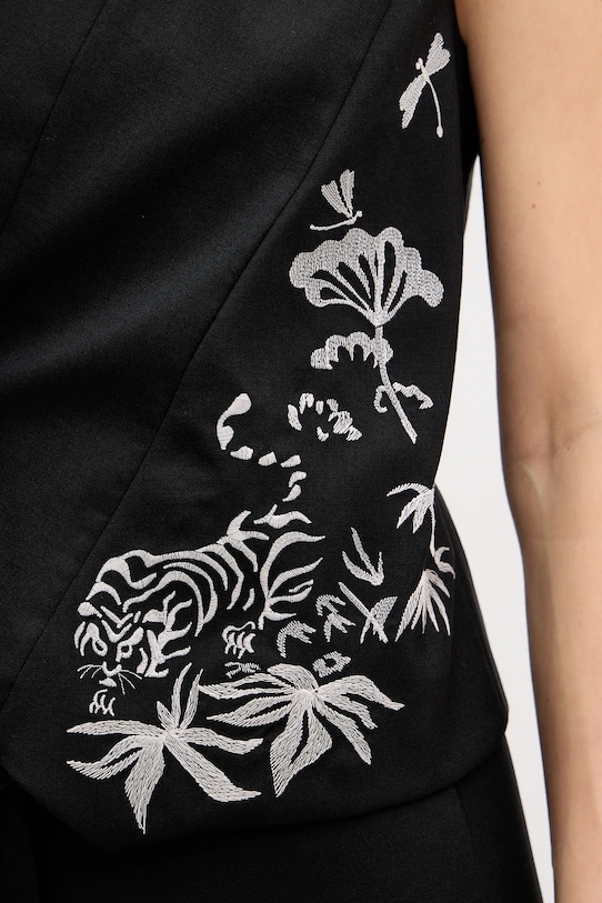 Kenzo vesta de lana FF52GI0109RA.99 negru