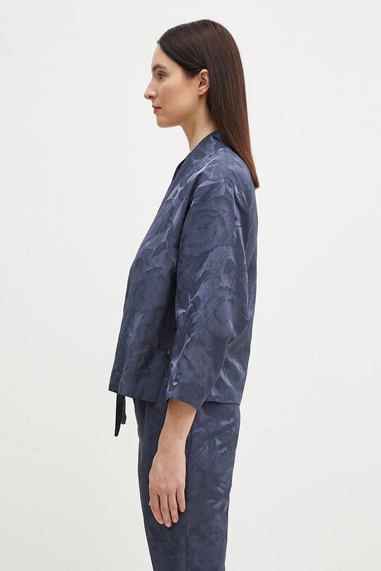 Blazer με μείγμα λινών Kenzo FF52VE0329JG.67 μπλε SS25