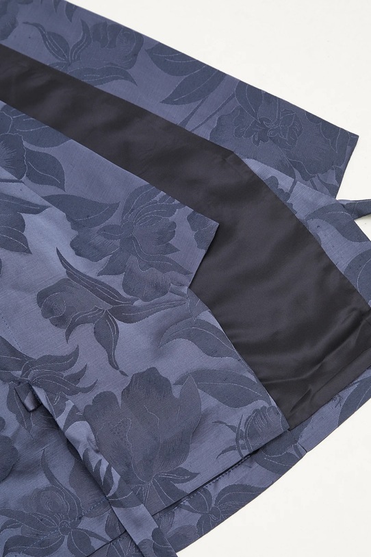 Kenzo marynarka z domieszką lnu FF52VE0329JG.67 niebieski