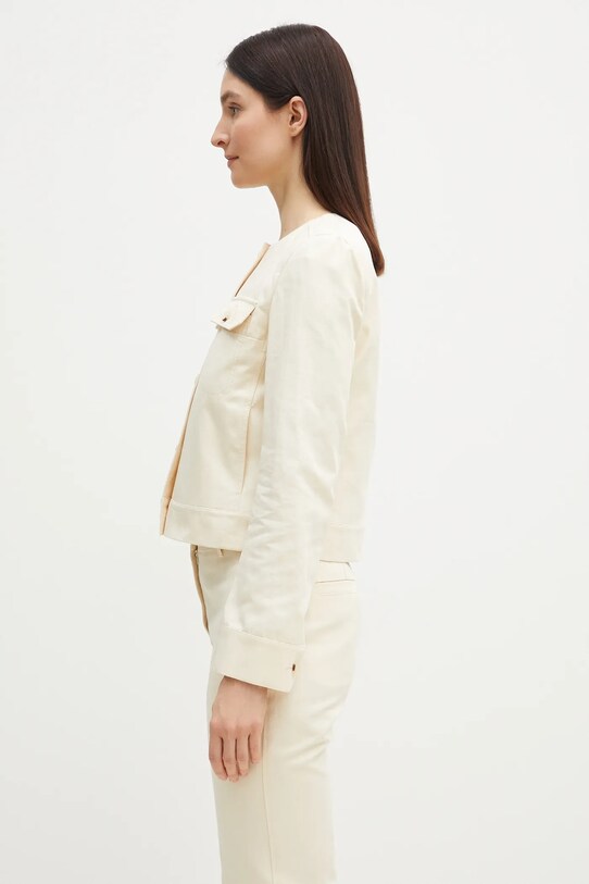 Kenzo geacă din amestec de in FF52VE2579GA.04 bej SS25