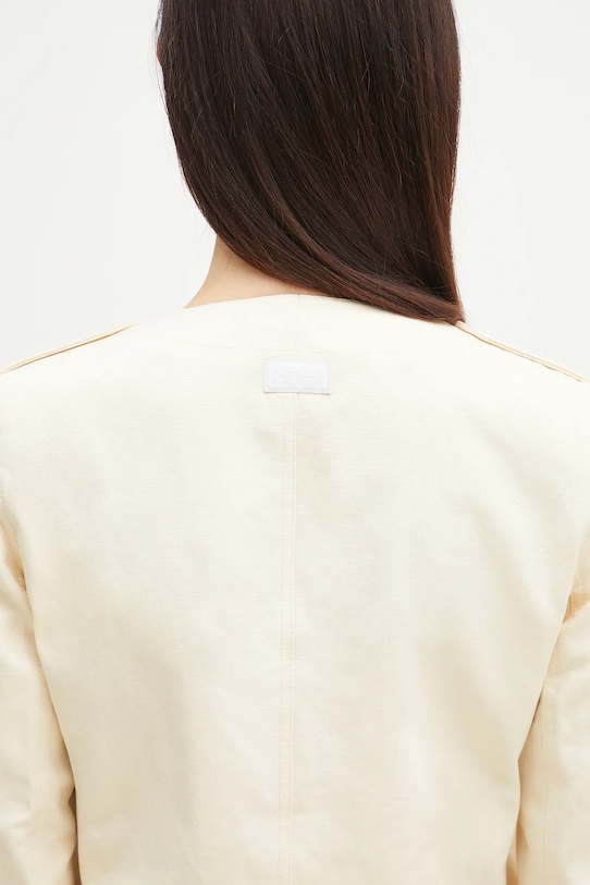 Куртка з домішкою льону Kenzo FF52VE2579GA.04 бежевий