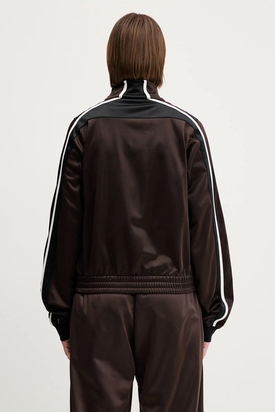 Odzież Martine Rose bluza Shrunken Track 137JT12700 brązowy