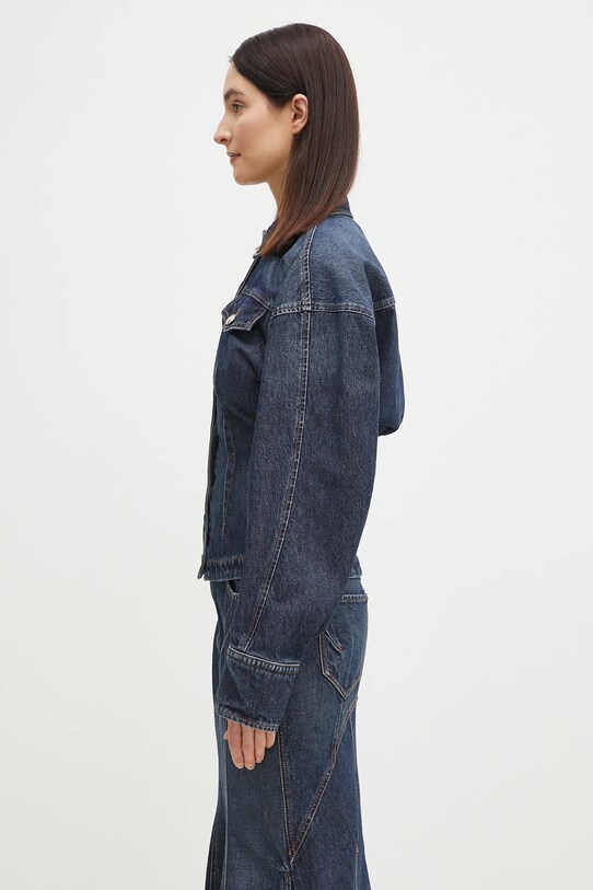 Sportmax kurtka jeansowa Filato 2512041015600 granatowy SS25