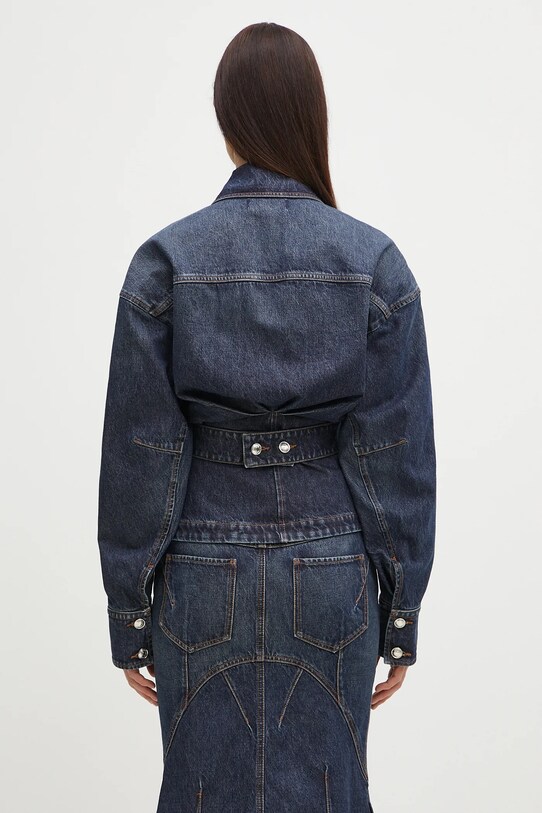 Odzież Sportmax kurtka jeansowa Filato 2512041015600 granatowy