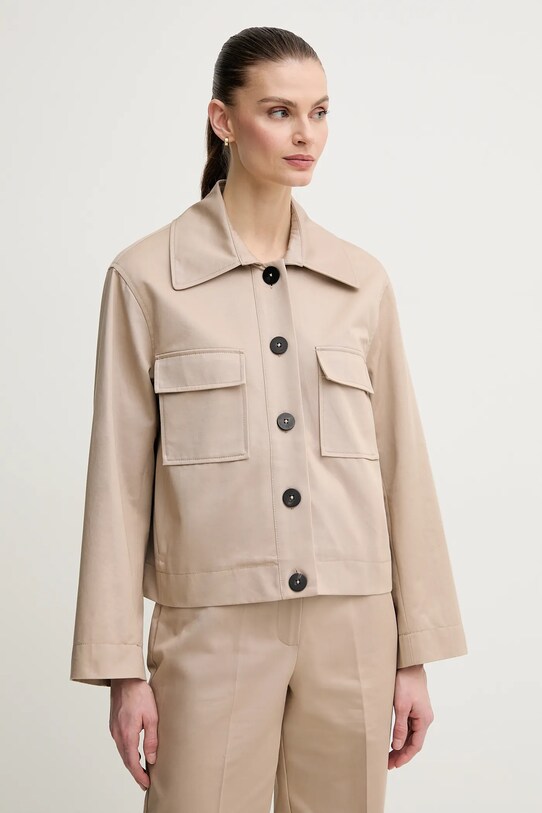 Bavlněná bunda Pedro del Hierro béžová 6759164
