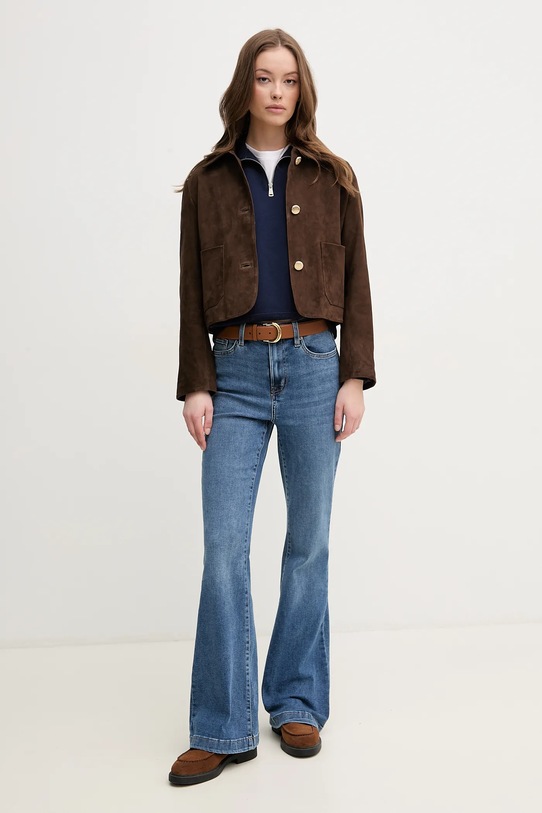 Замшевая куртка Pedro del Hierro 5499139 коричневый SS25