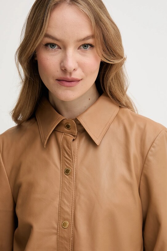 Pedro del Hierro bőrdzseki 5499140 barna