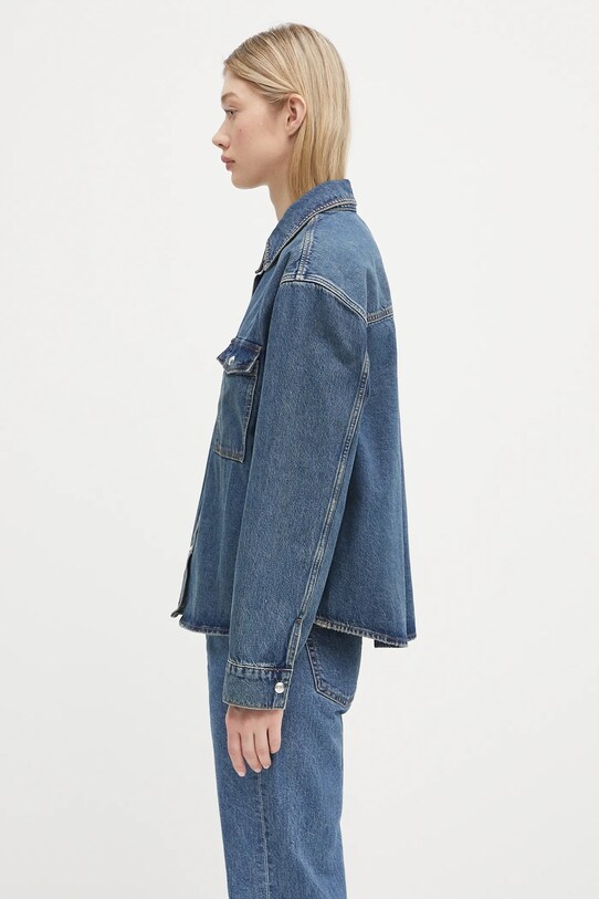 Джинсова куртка Anine Bing Paxton Shirt A.07.10673 блакитний SS25