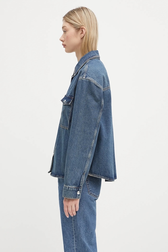 Джинсовая куртка Anine Bing Paxton Shirt A.07.10673 голубой SS25