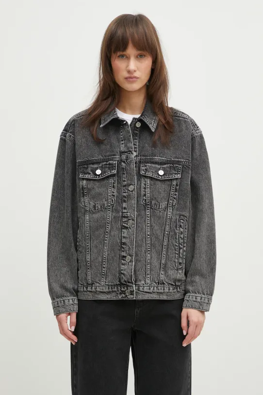 Anine Bing kurtka bawełniana Rory Jacket nieocieplane szary A.01.10878