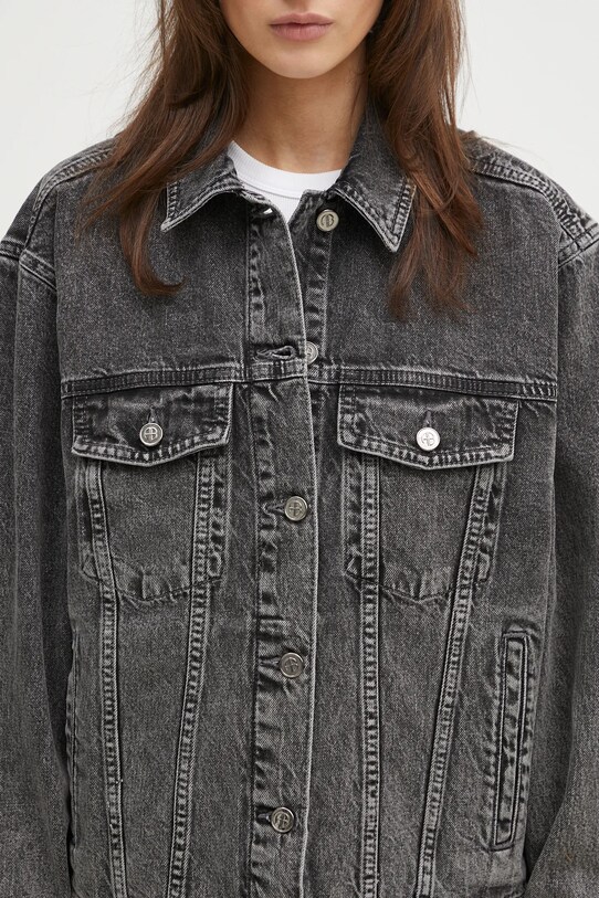 Памучно яке Anine Bing Rory Jacket сив A.01.10878
