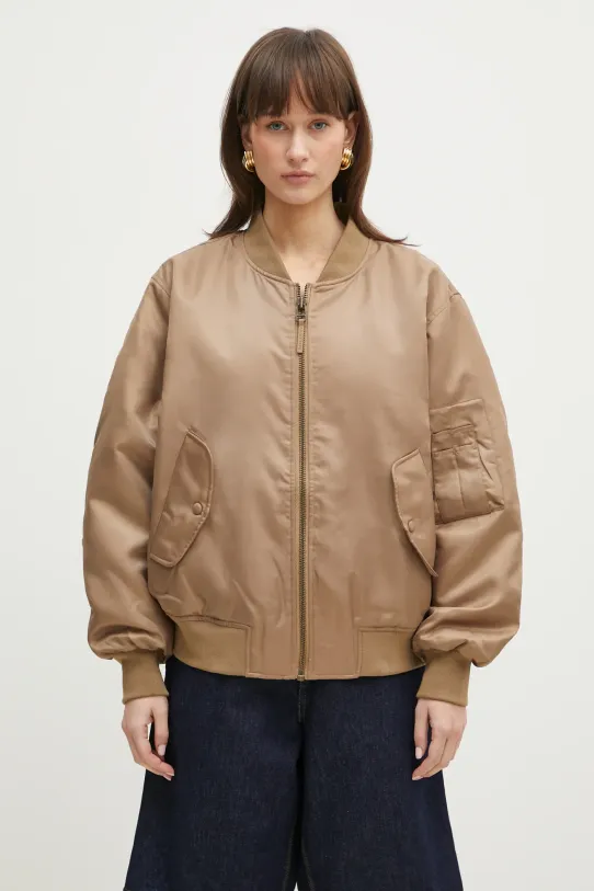 Bunda Anine Bing Leon Bomber jemné zateplenie zelená A.01.10490