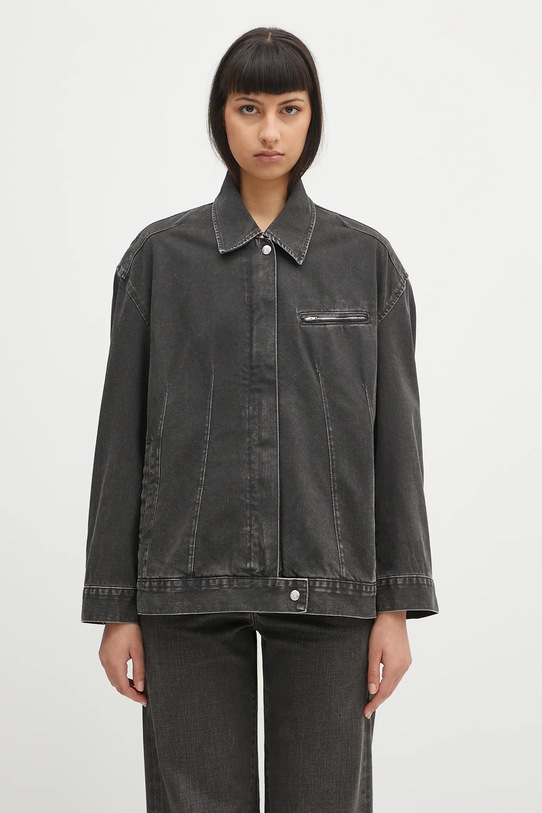 Our Legacy giacca di jeans Draft non isolato nero W225DJB