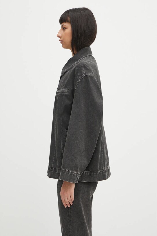 Our Legacy giacca di jeans Draft W225DJB nero SS25